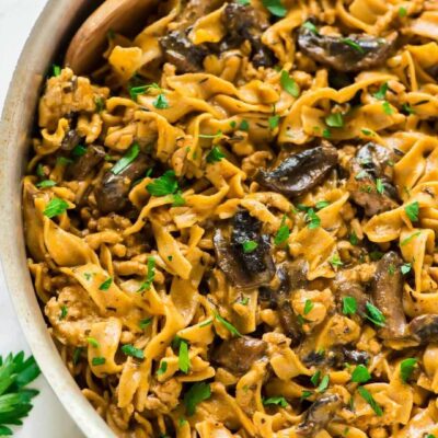 Skinnier Chicken Stroganoff