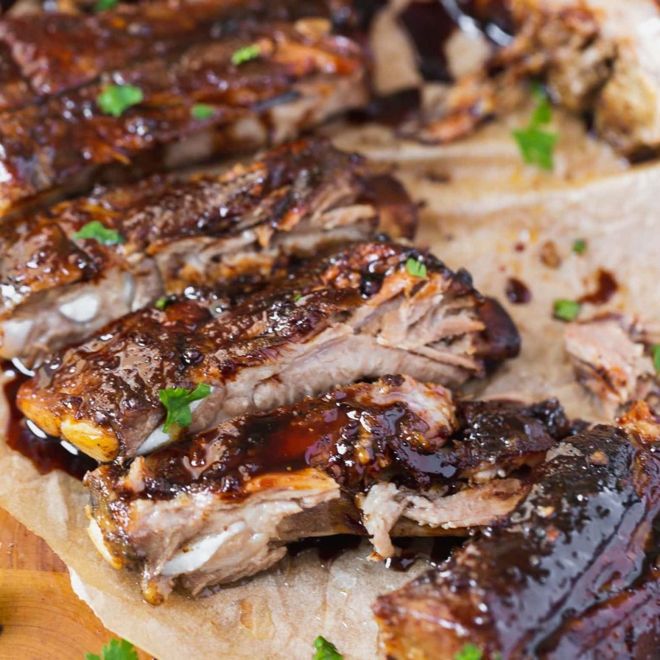 Slow Cooked Sticky Pork Spareribs