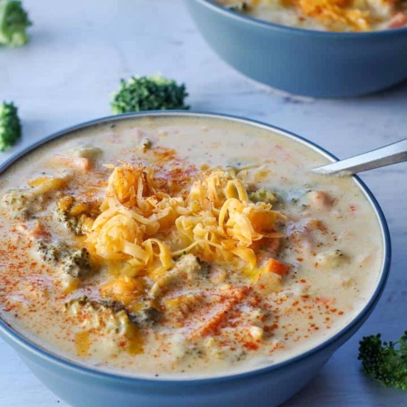 Slow Cooker Broccoli Cheddar Soup