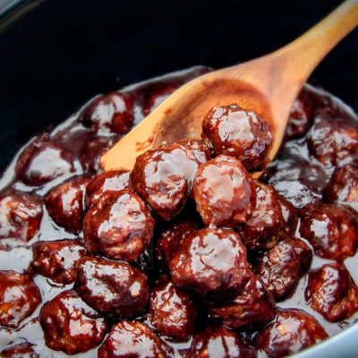 Slow Cooker Meatballs In Peanut Chile