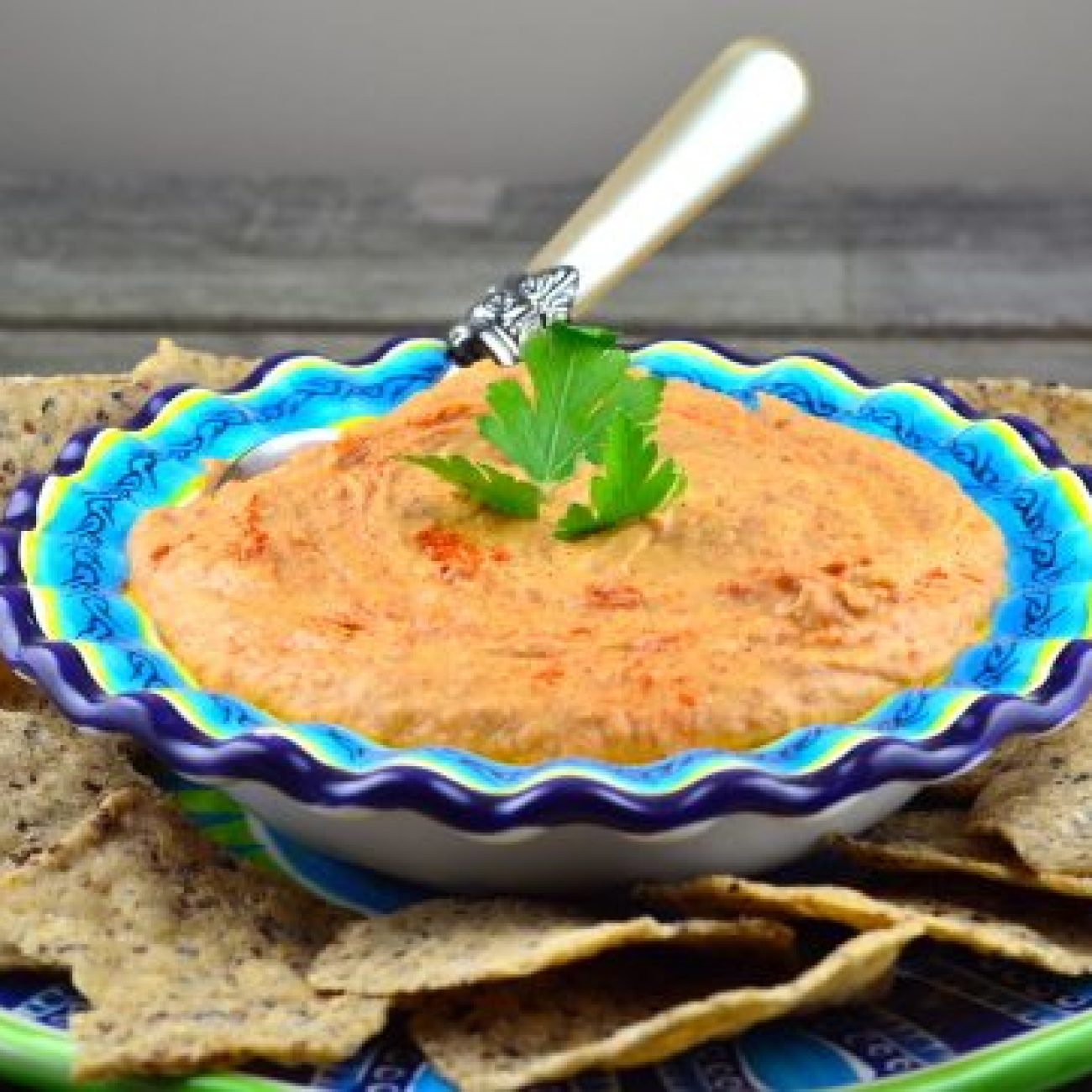 Slow Cooker Nacho Bean Dip