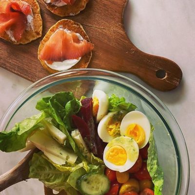 Smoked Salmon And Mashed Potatoes Salad