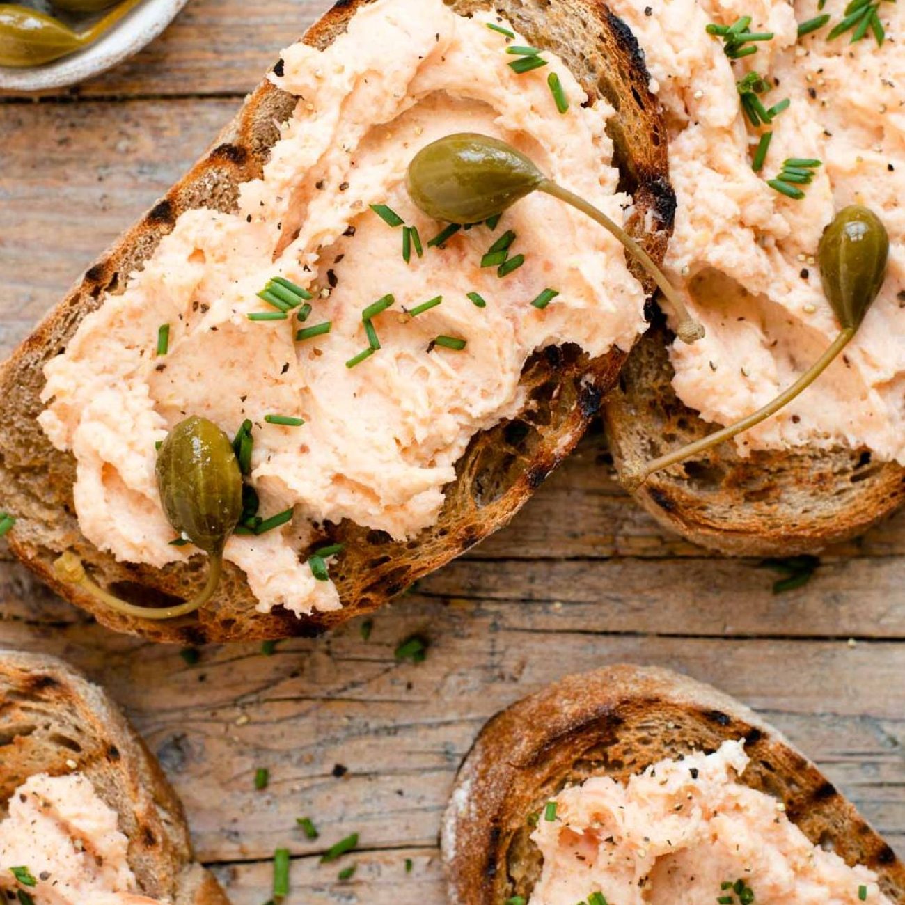 Smoked Salmon Bruschetta