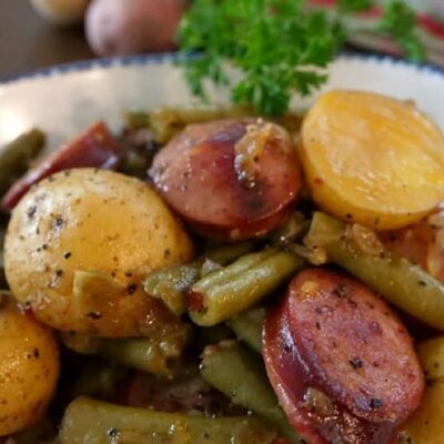 Smoked Sausage, Green Beans, And Potatoes