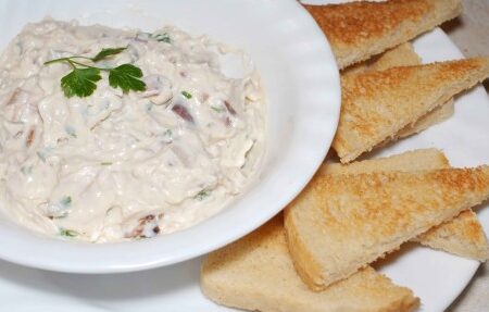 Smoked Trout In Dill And Scallion Marinade