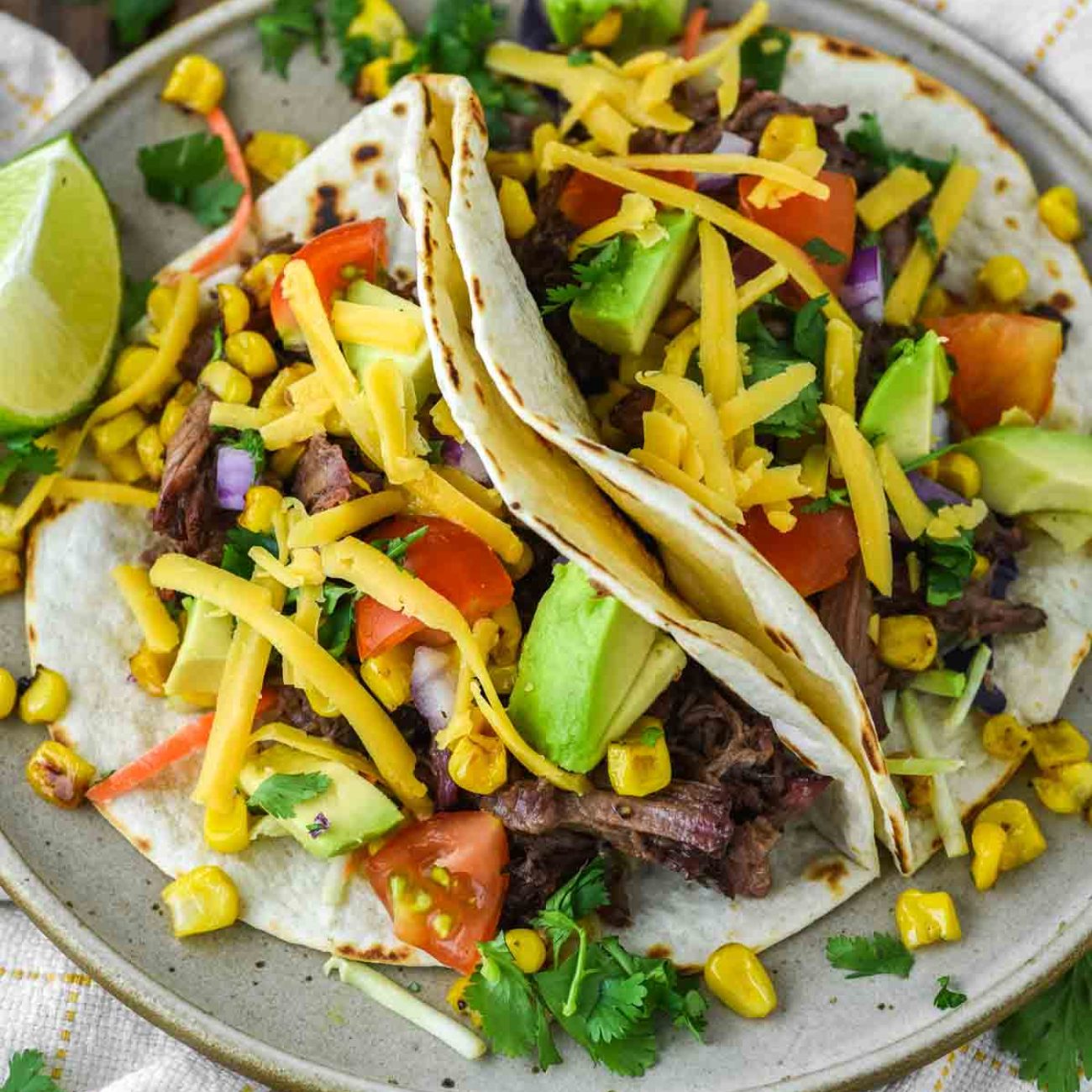 Smoky Cheddar Beef Tacos with a Spicy Mexican Twist