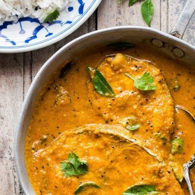 South Indian-Style Tangy Fish Curry Recipe