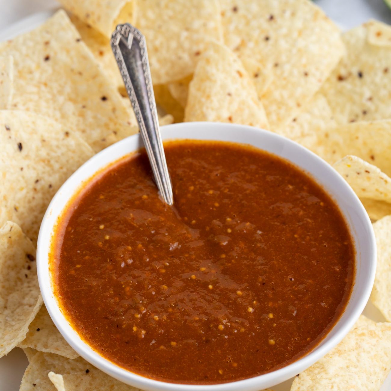 Spicy Chipotle and Roasted Tomatillo Salsa Recipe