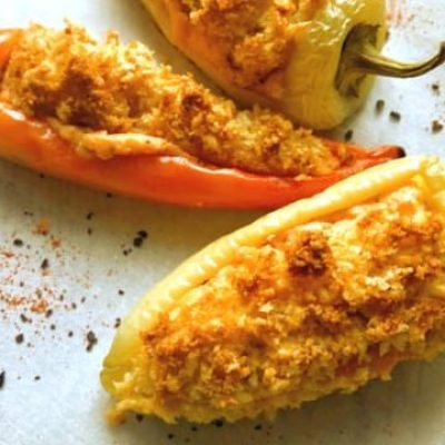 Spicy Stuffed Banana Peppers Delight