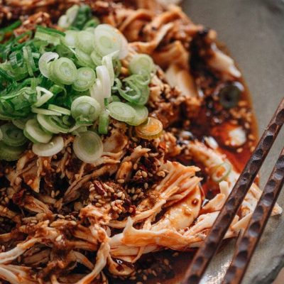 Spicy Szechuan Chicken Salad With Homemade Dressing Recipe