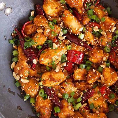 Spicy Szechuan Chicken With Crisp Green Beans