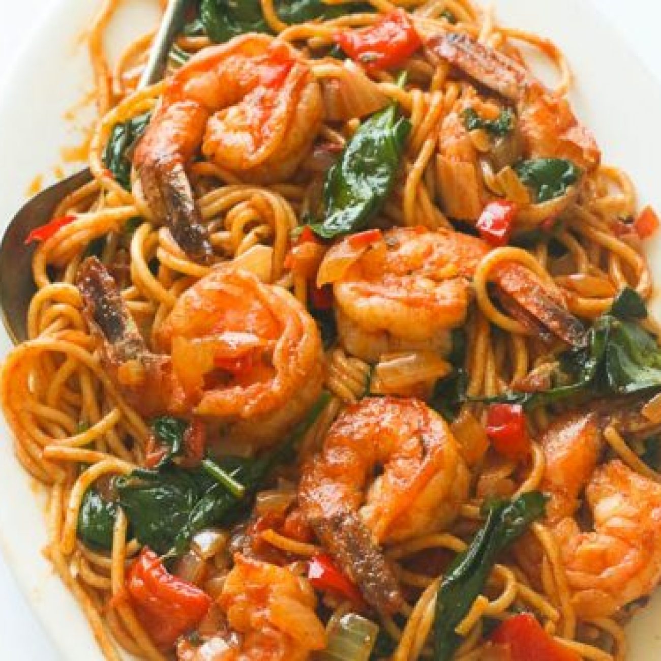 Spicy Tomato and Shrimp Scampi Recipe