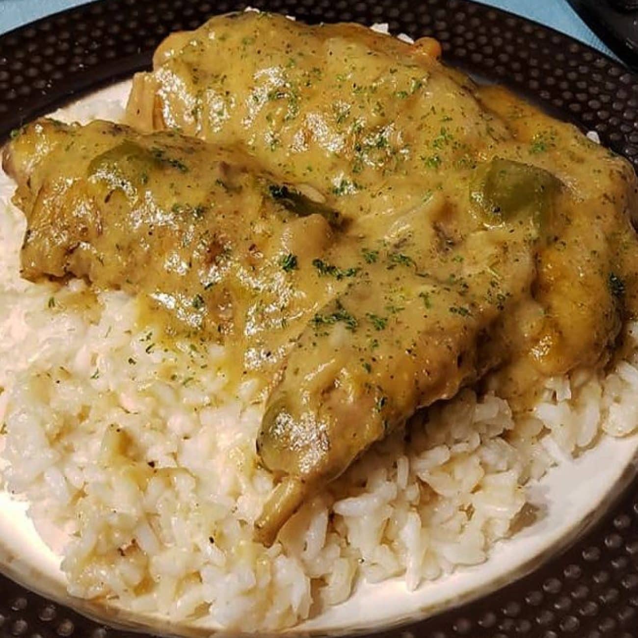 Succulent Turkey Fillet Smothered in Creamy Mushroom Sauce