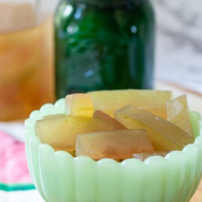 Susan'S Refreshing Pink Watermelon Rind Pickles Recipe