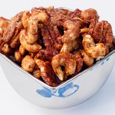 Sweet And Spicy Glazed Nuts Recipe