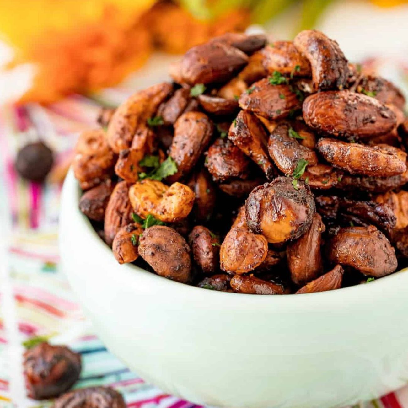 Sweet and Spicy Roasted Nuts Recipe