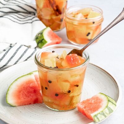 Sweet And Tangy Watermelon Rind Pickles Recipe