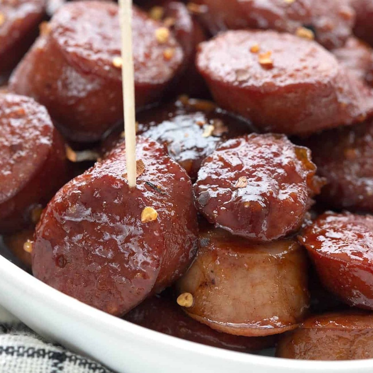 Tangy and Sweet Glazed Sausage Bites Recipe