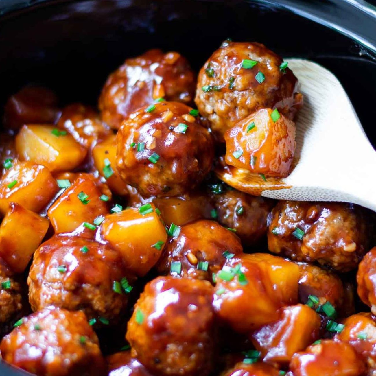 Tangy Pineapple Glazed Meatballs Recipe