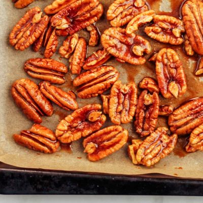 Texas-Style Sweet And Spicy Glazed Pecans