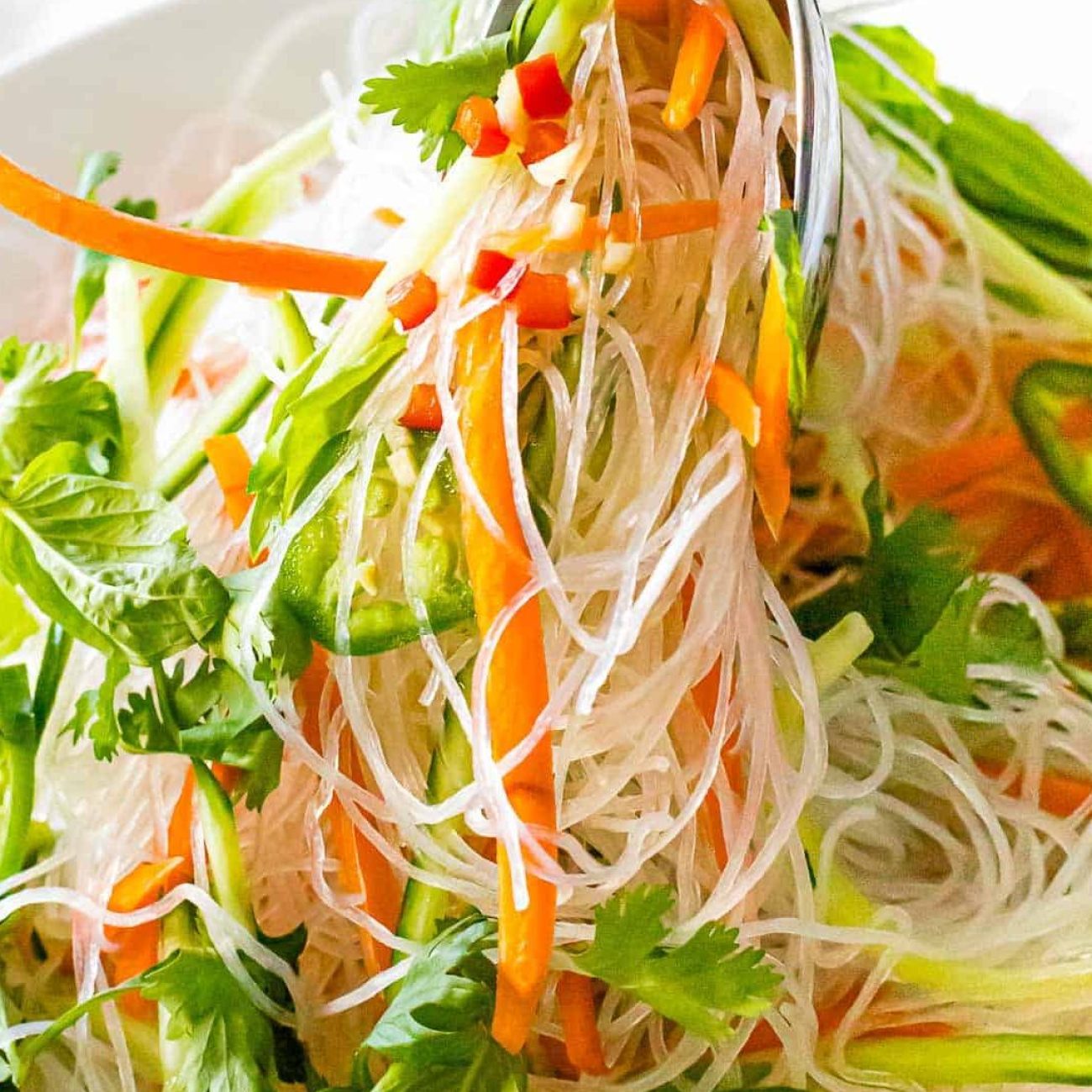 Thai Glass Noodle Salad with Zesty Lime Dressing