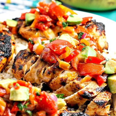 Tropical Pia Colada Chicken With Fresh Salsa Recipe