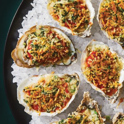 Ultimate Broiled Oysters On The Half Shell Recipe - Tarleton Twins' Special