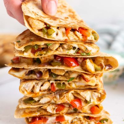 Ultimate Cheesy Chicken Quesadillas Recipe