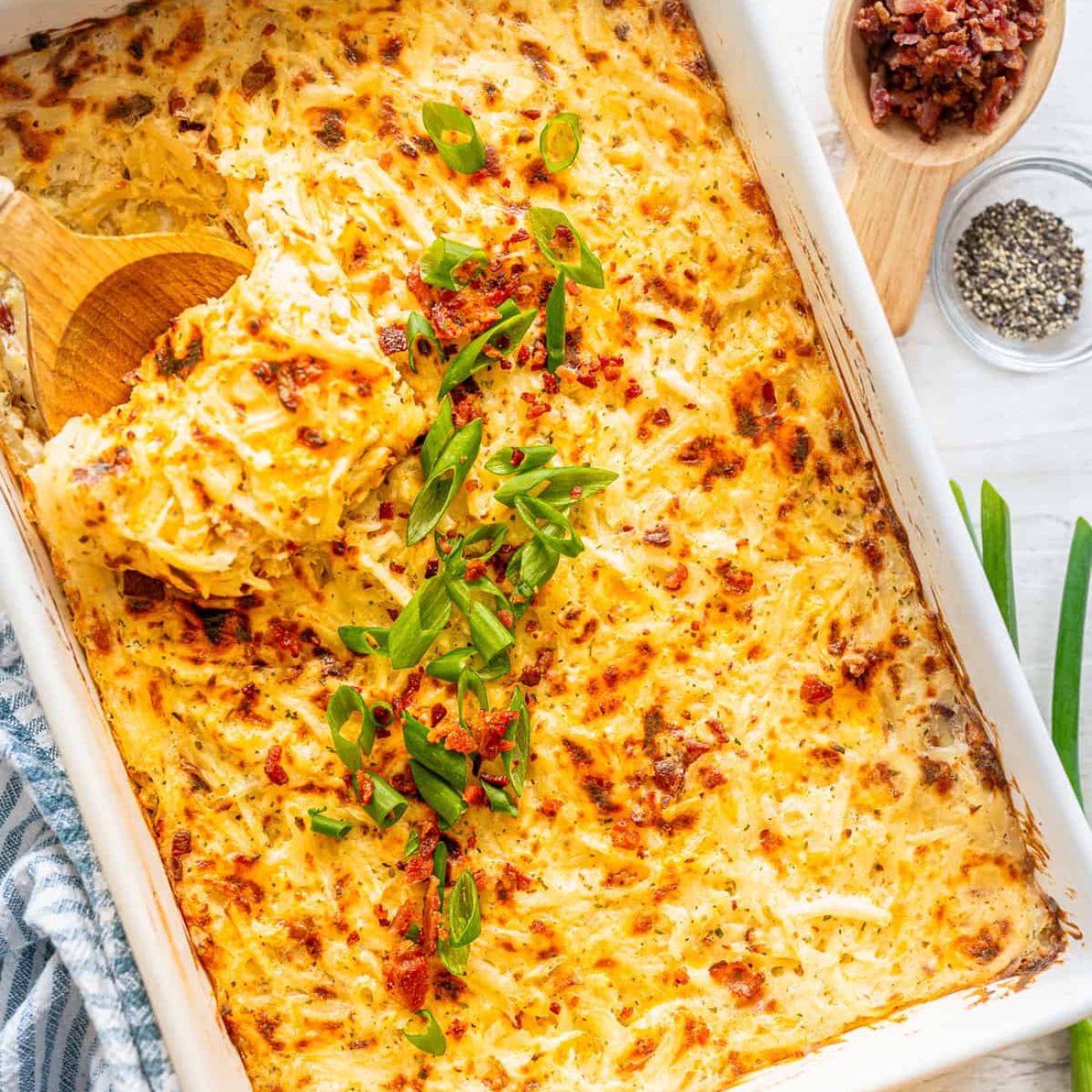 Ultimate Cheesy Hash Brown Bake