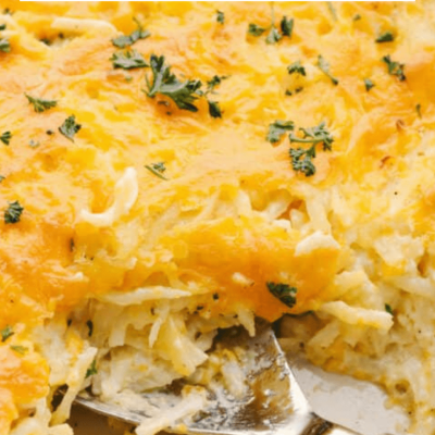 Ultimate Cheesy Hash Brown Bake