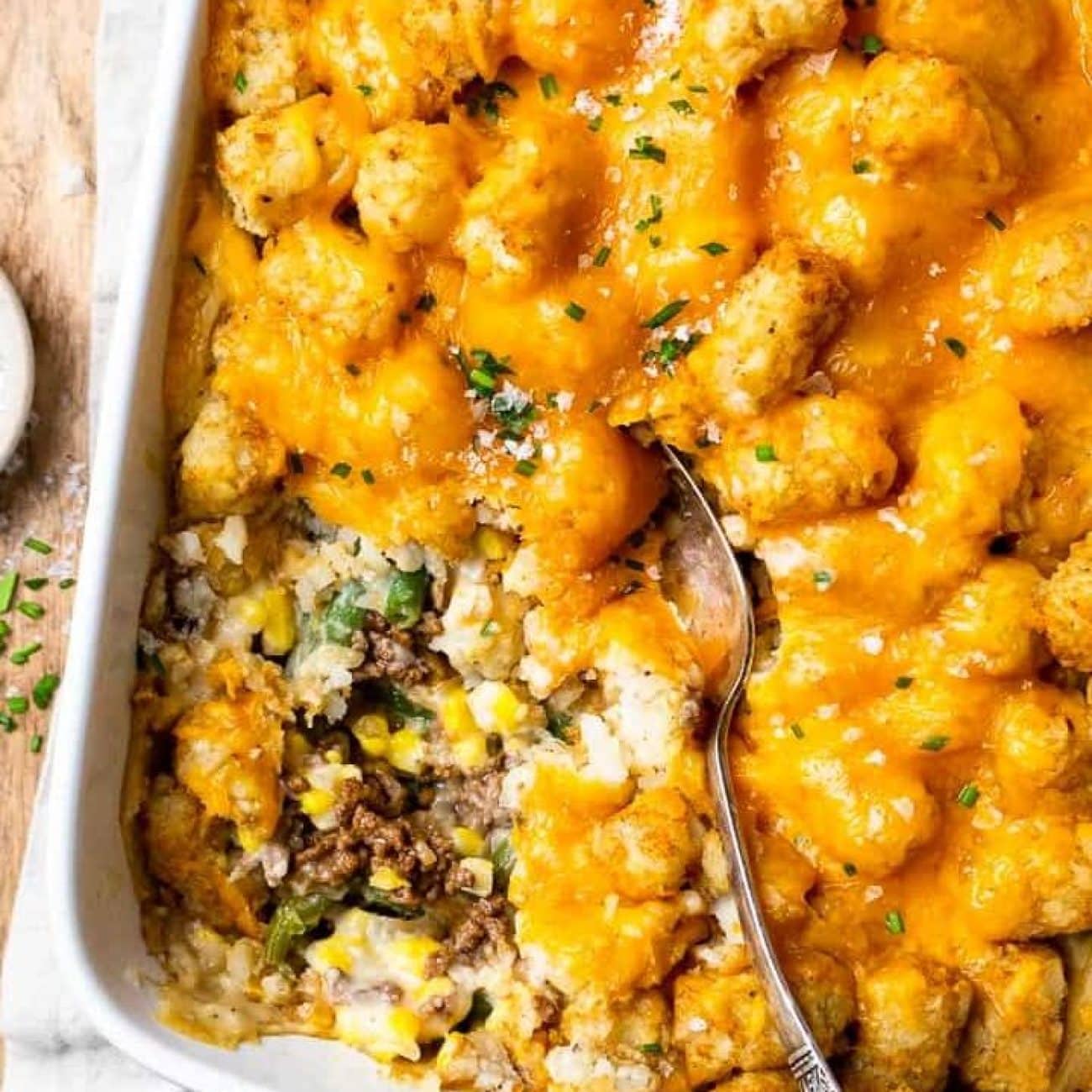 Ultimate Cheesy Tater Tot Casserole Recipe