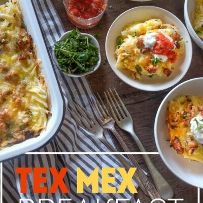 Ultimate Cheesy Tex-Mex Hash Brown Bake