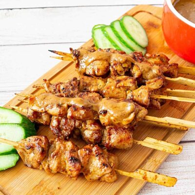 Ultimate Grilled Indonesian-Style Satay Skewers With Homemade Peanut Sauce