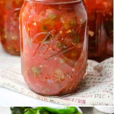 Ultimate Homemade Canned Tomato Salsa Recipe