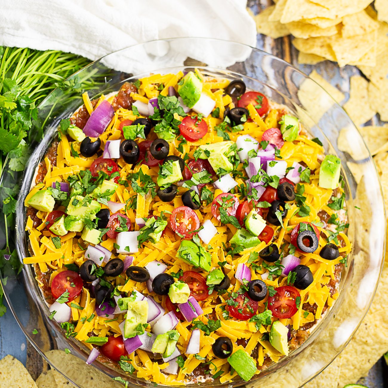 Ultimate Layered Tex-Mex Taco Dip Recipe