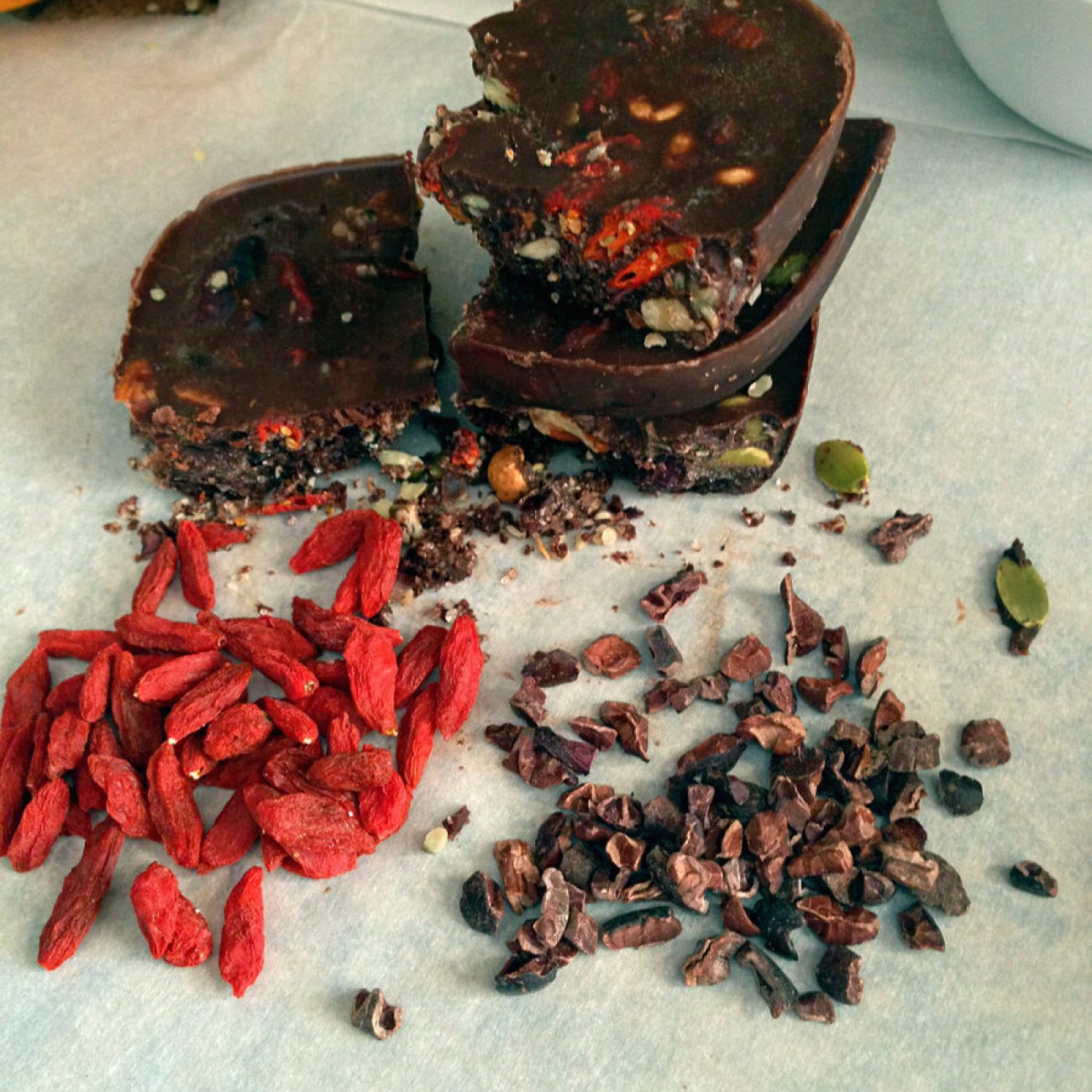 Ultimate Lemon-Infused Chocolate Goji Berry Bars