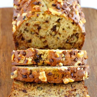 Ultimate Moist Banana Bread With Sour Cream Twist