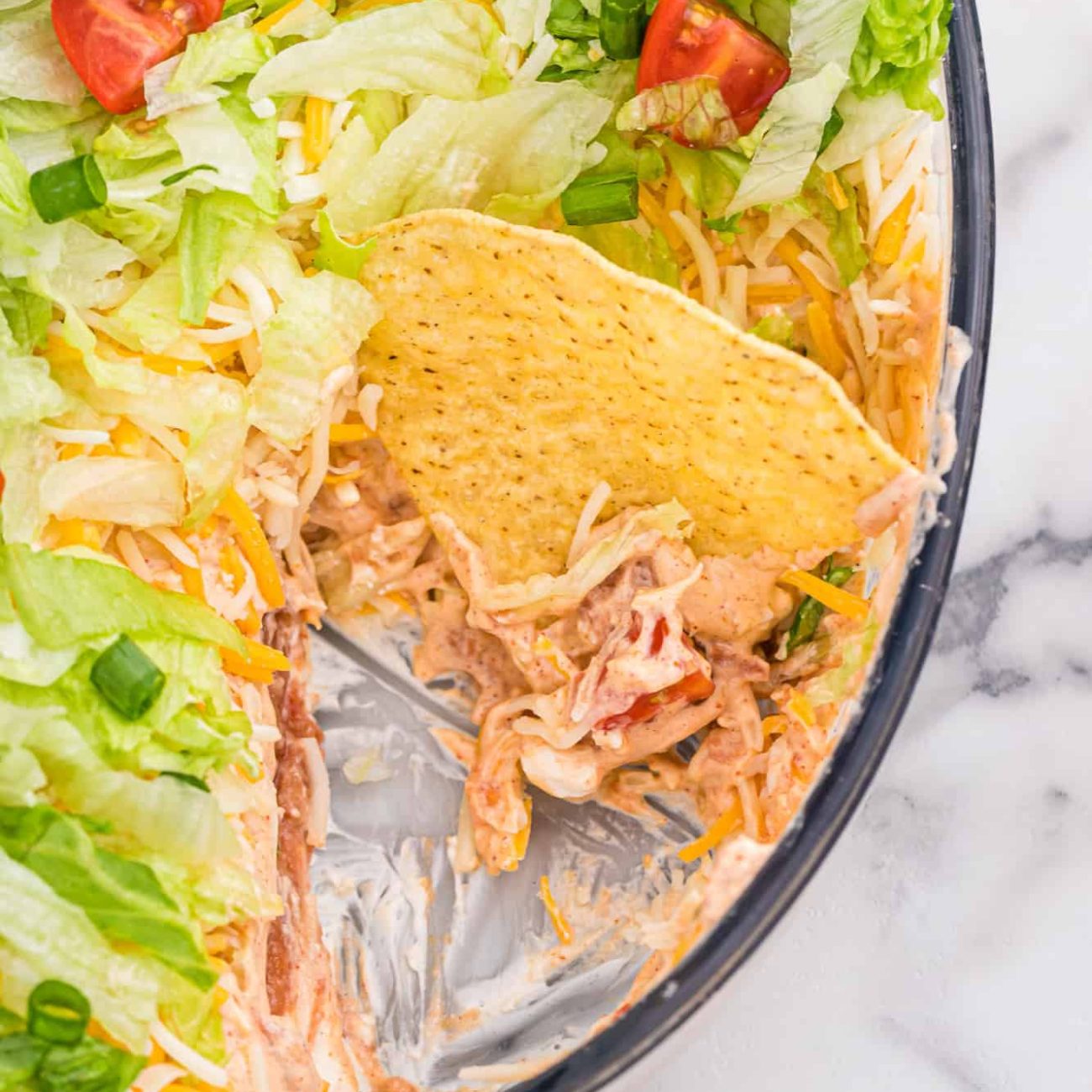 Ultimate Party Taco Dip Recipe for 10 Guests