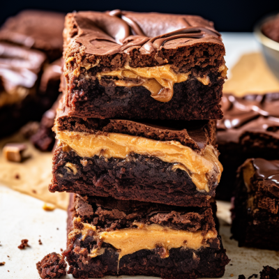 Ultimate Peanut Butter-Stuffed Brownie Recipe