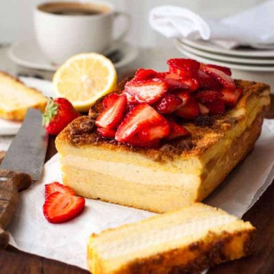 Ultimate Strawberry Cream Cheese Stuffed French Toast Recipe