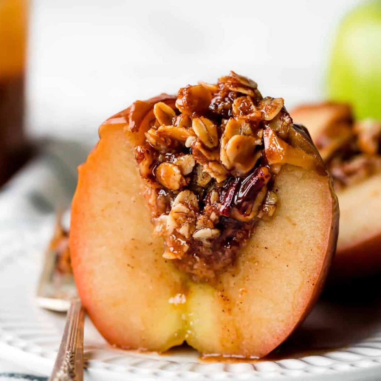 Ultimate Stuffed Baked Apples with Ice Cream