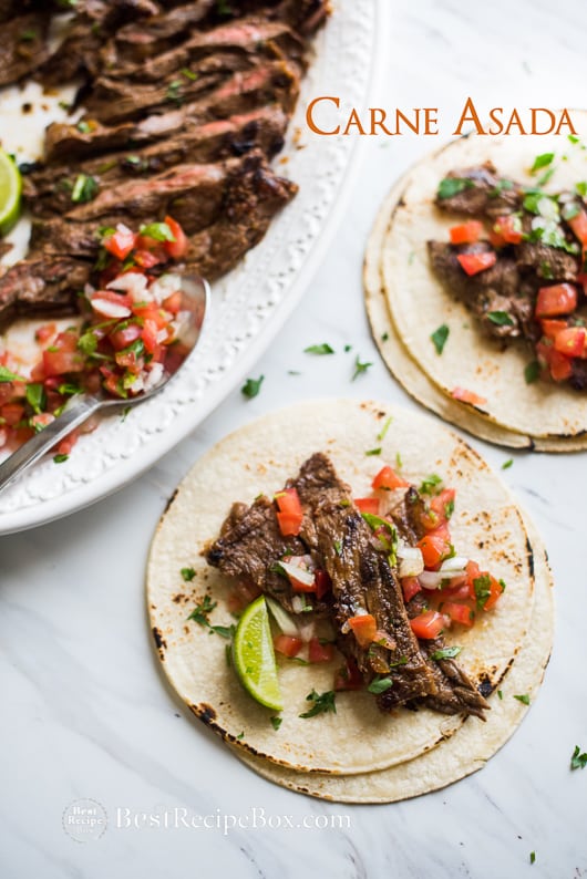 Ultimate Tex-Mex Style Grilled Carne Asada Recipe