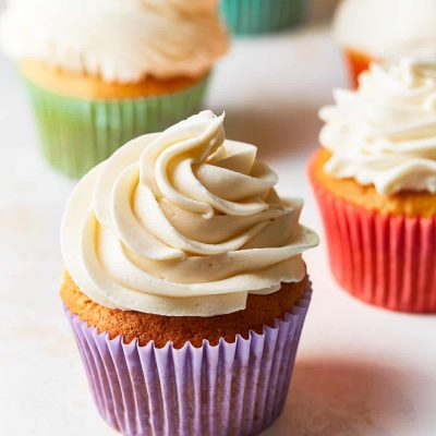 Ultimate Vanilla Cupcakes With Simple Cream Frosting Recipe