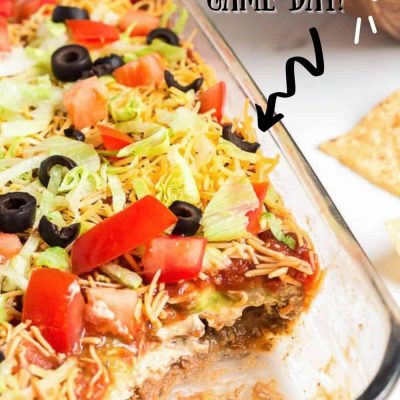 Ultimate Vegetarian Layered Taco Dip Recipe