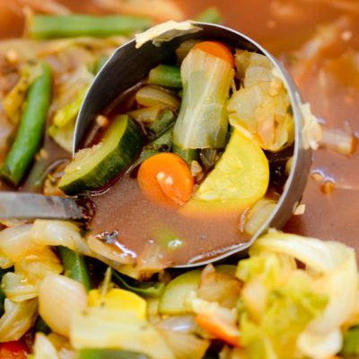 Weight Watchers Friendly Zero-Point Vegetable Soup Recipe