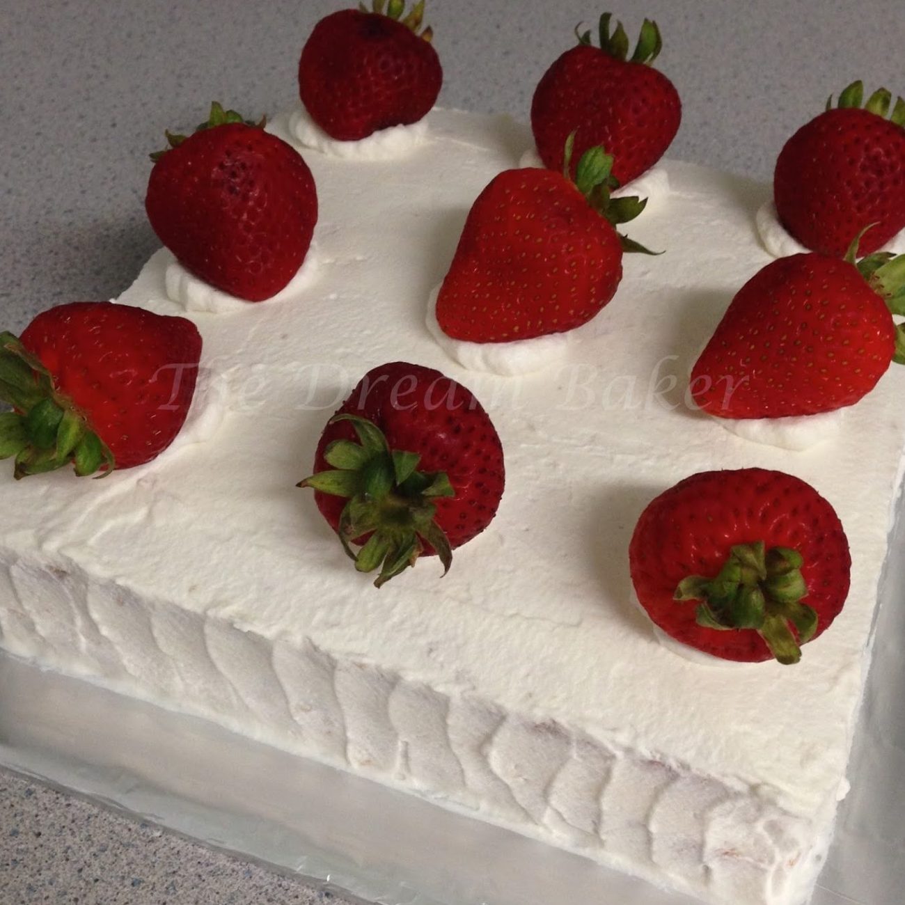 Whipped Strawberry Chantilly Cream Delight