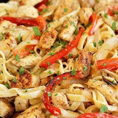 Zesty Black Bean And Chicken Pasta Delight