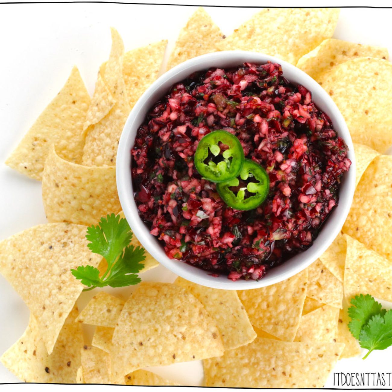 Zesty Cranberry Salsa with a Spicy Twist