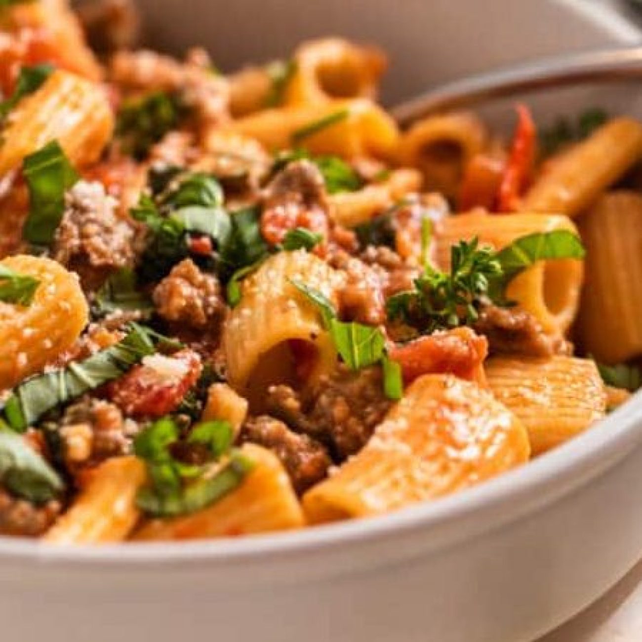 Zesty Italian Sausage and Pasta Bake