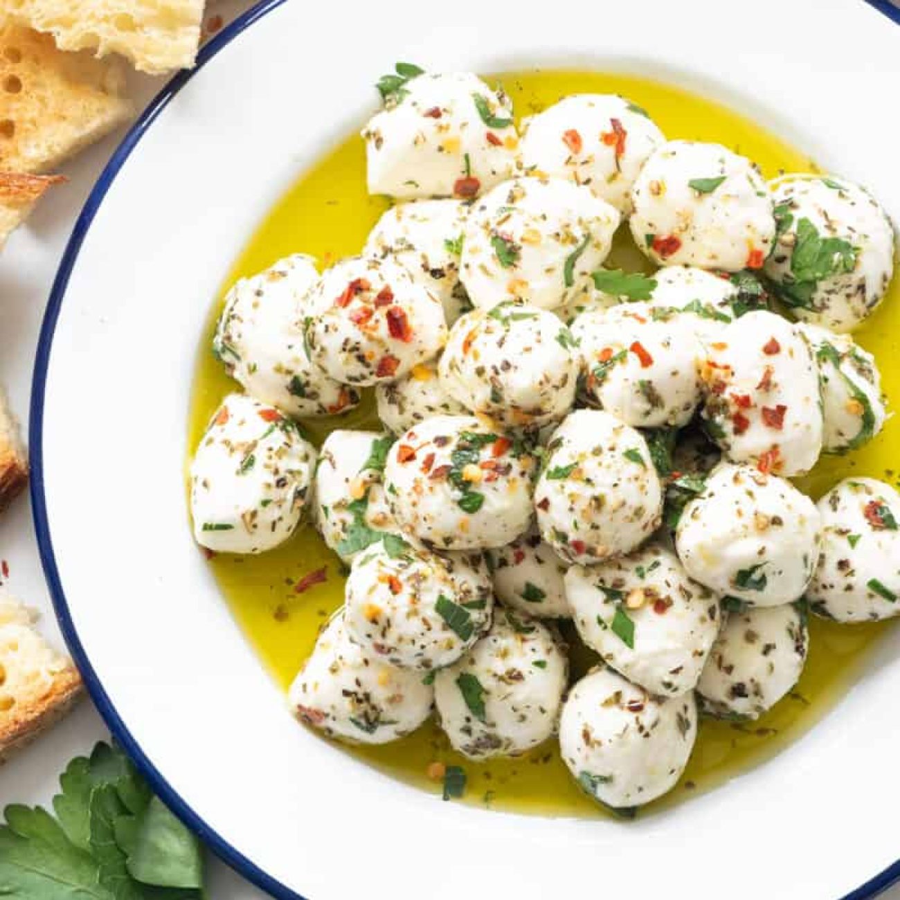 Zesty Marinated Mozzarella Bites: A Flavorful Snack Recipe